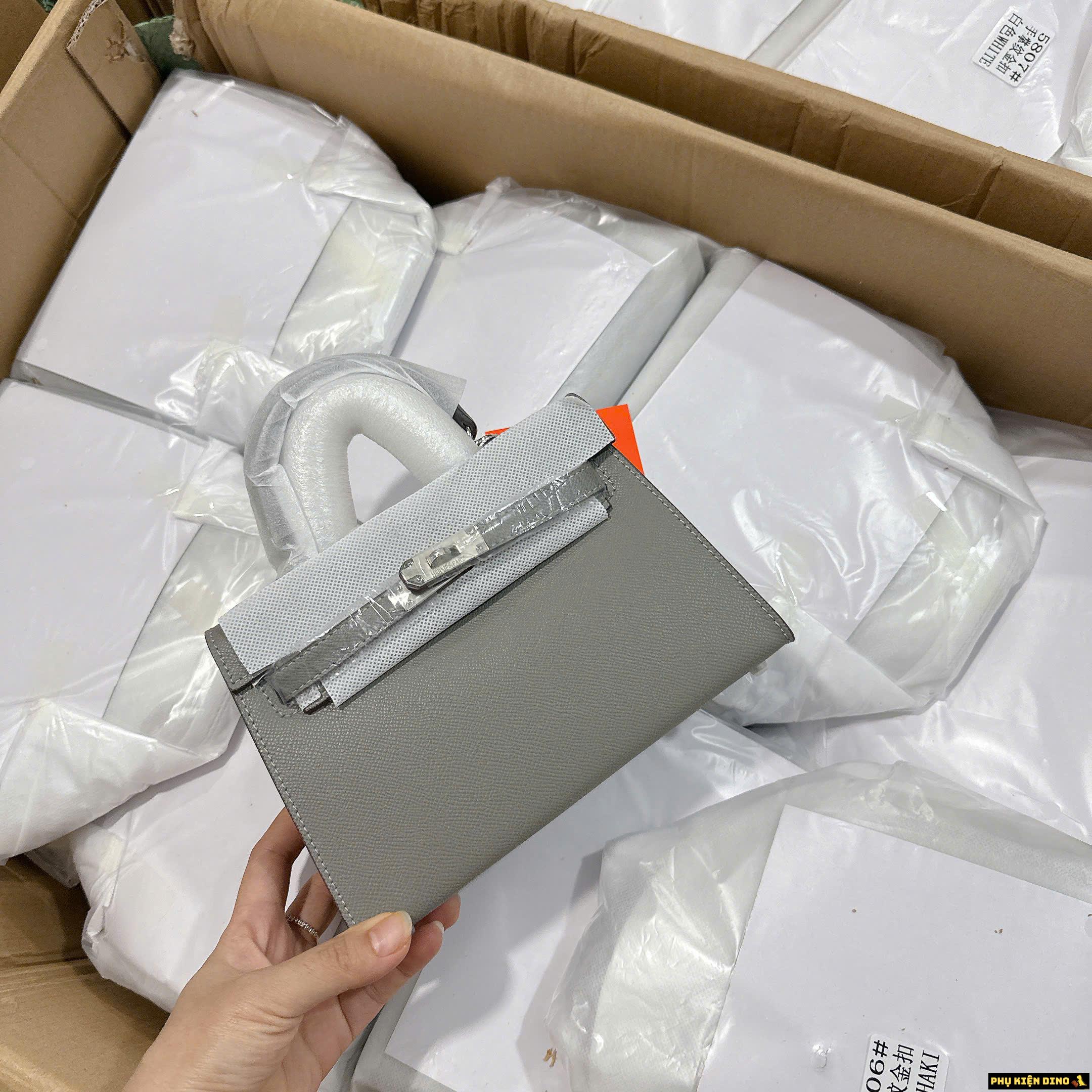 Túi Hermes Gray Màu Xám Size 22 Khóa Bạc 7 Túi Hermes Gray Size 22 Khóa Bạc