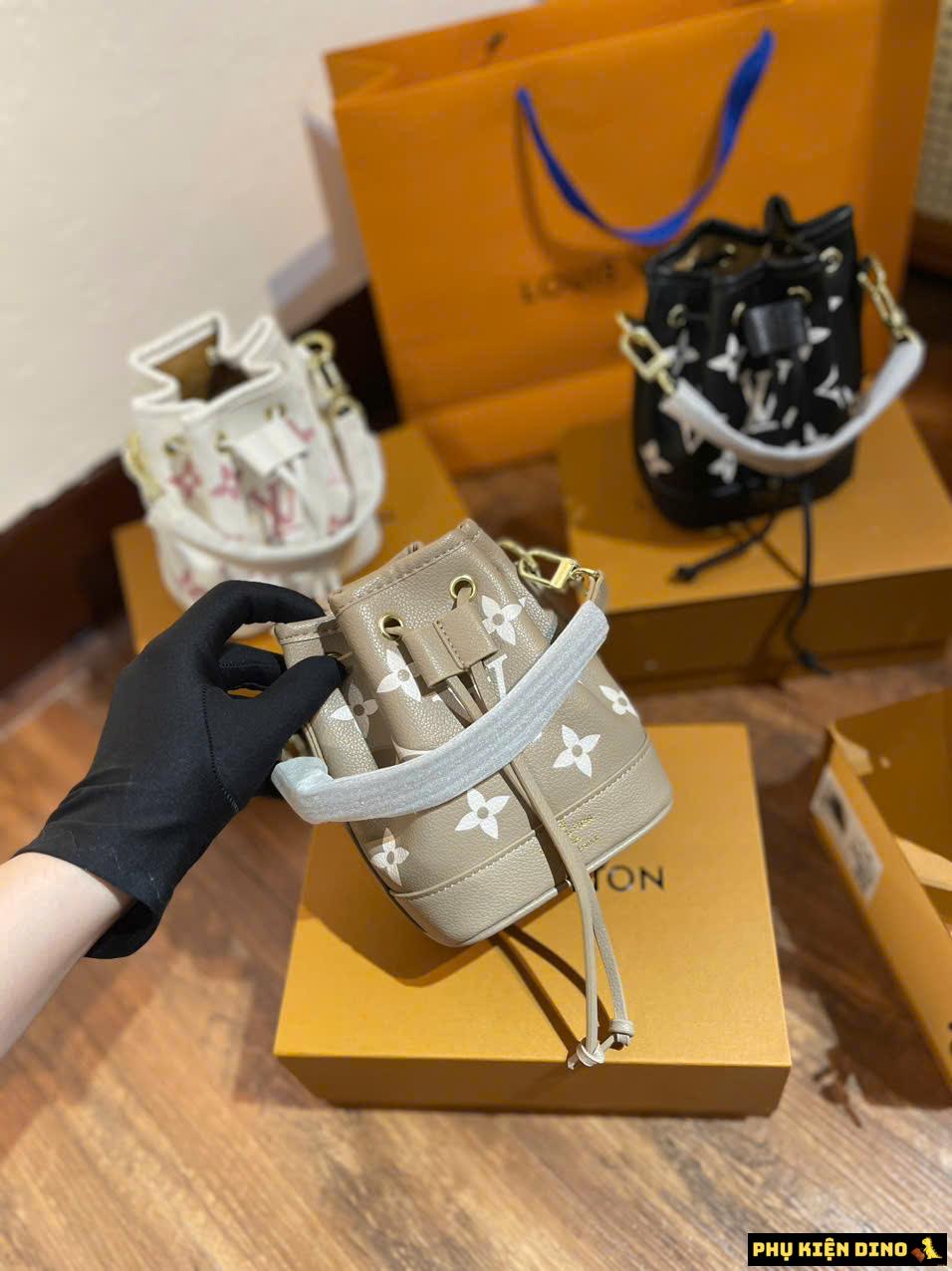 Túi LV Louis Vuitton Dây Rút Fullbox 5 Màu 10 Túi LV Louis Vuitton Dây Rút Fullbox Brown