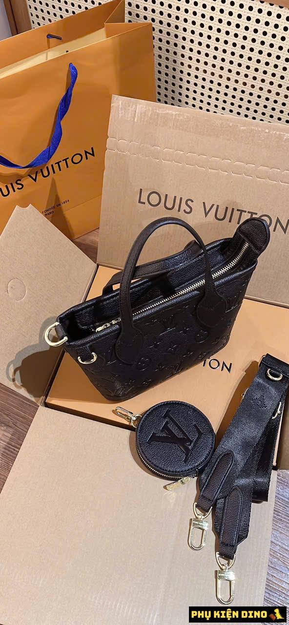 Túi LV Louis Vuitton Mini Black Kèm Ví Tròn Fullbox 9 Túi LV Louis Vuitton Đen