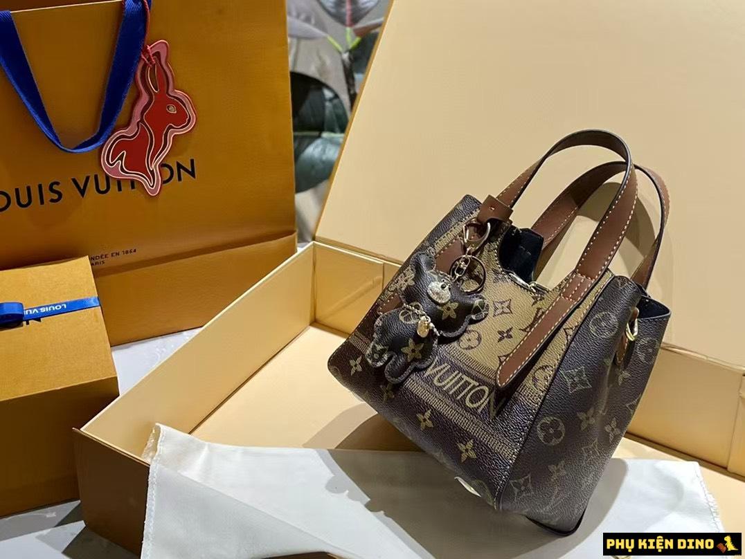 Túi LV Louis Vuitton Hai Quai Màu Nâu Đậm Và Nâu Vàng Fullbox 1 Túi LV Louis Vuitton Hai Quai Màu Nâu Đậm Và Nâu Vàng Fullbox