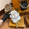 Túi LV Louis Vuitton Dây Rút Fullbox 5 Màu 17 Túi LV Louis Vuitton White Pink