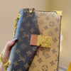 Túi LV Louis Vuitton Pochette Métis Monogram Reverse Màu Nâu 15 Túi LV Pochette Métis Brown