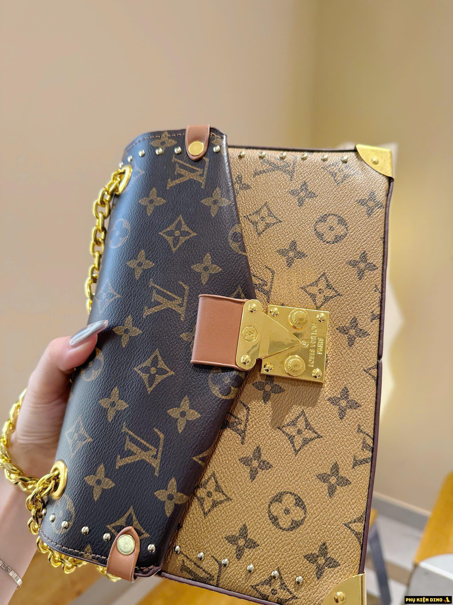 Túi LV Louis Vuitton Pochette Métis Monogram Reverse Màu Nâu 7 Túi LV Pochette Métis Brown