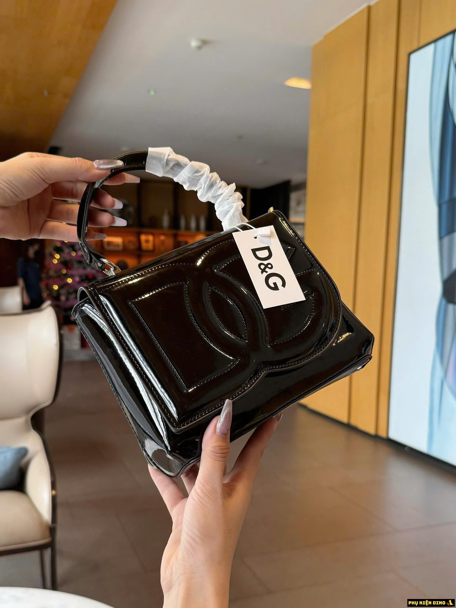 Túi Nữ Dolce & Gabbana DG Logo Bag Red Black 7 Túi Nữ Dolce & Gabbana DG Black