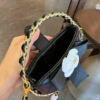 Túi Xách Chanel Màu Đen Hoa Trắng