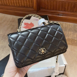 Túi Xách Nữ Chanel Woc Quai Kiềng Size 20 Fullbox 2 Màu Trắng Đen