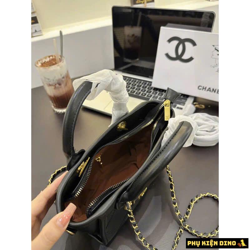 Túi Xách Tay Đeo Chéo Chanel Tote Mini Black 3 Túi Xách Tay Đeo Chéo Chanel Màu Đen Size Nhỏ