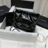 Túi Chanel 22 Mini Black Quai Ngọc Fullbox Nam Châm 16 Túi Chanel 22 3 Quai Màu Đen Fullbox