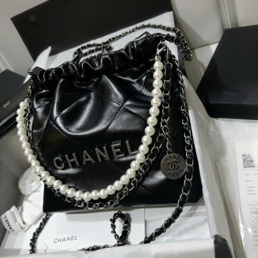 Túi Chanel 22 3 Quai - Quai Da- Quai Xích - Quai Ngọc