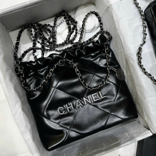 Túi Chanel 22 Mini Black Quai Ngọc