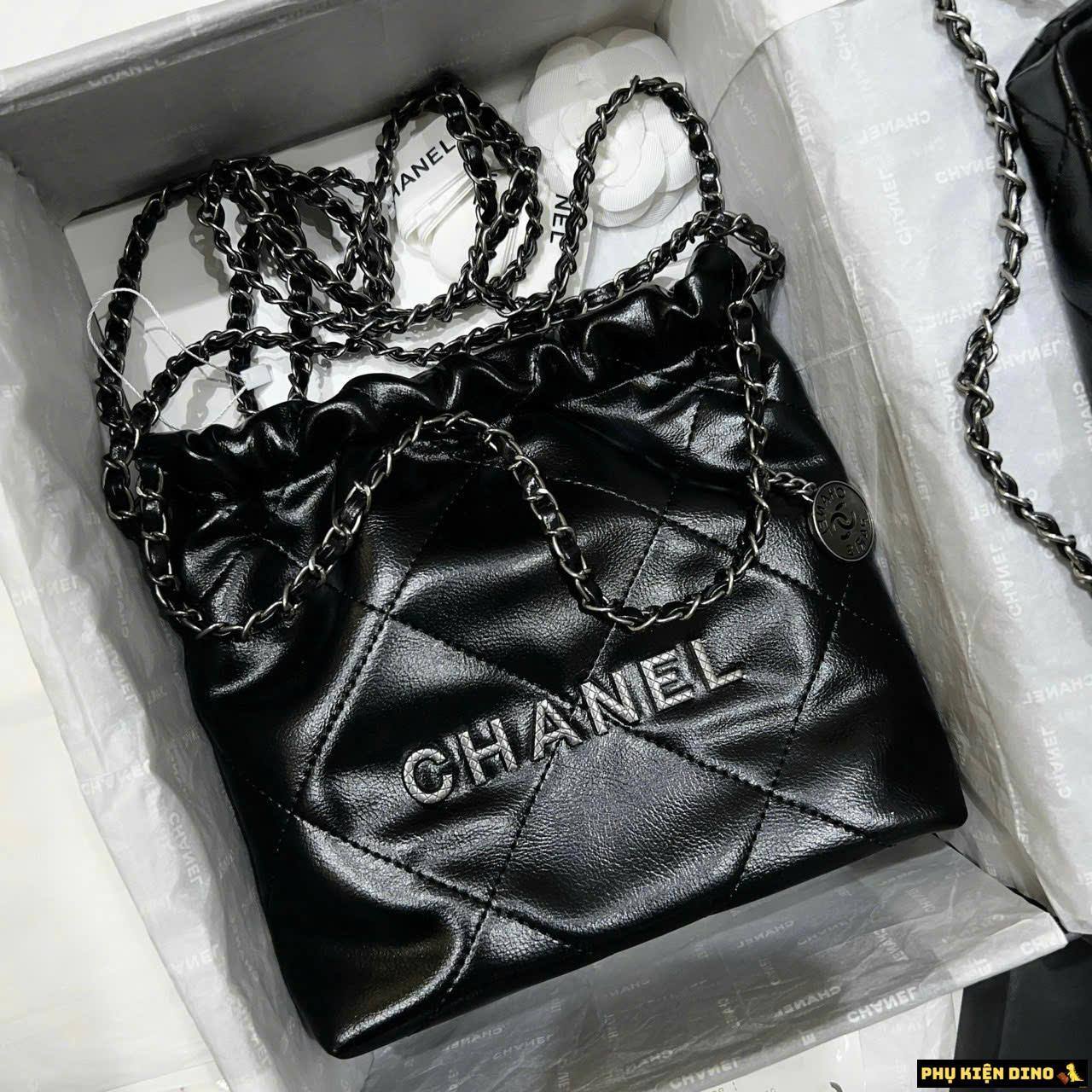 Túi Chanel 22 Mini Black Quai Ngọc Fullbox Nam Châm 5 Túi Chanel 22 Mini Black Quai Ngọc