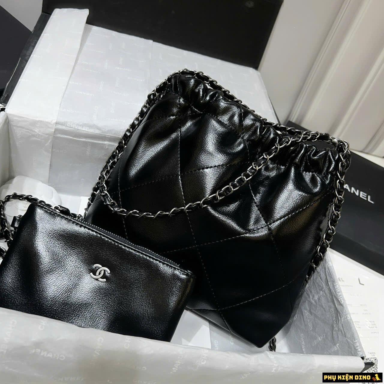 Túi Chanel 22 Mini Black Quai Ngọc Fullbox Nam Châm 4 Túi Chanel 22 Mini Black Quai