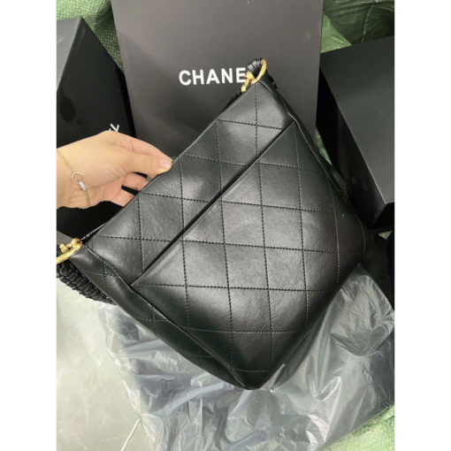 tui cong so chanel hobo black