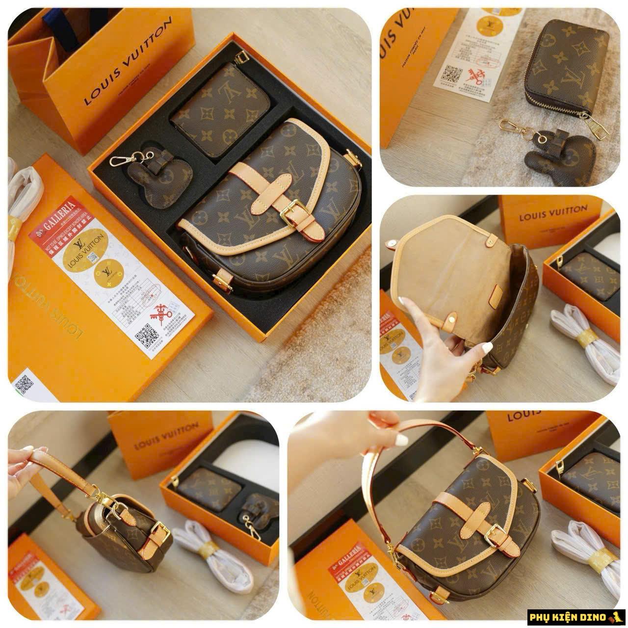 Bộ Quà Tặng Louis Vuitton LV Saumur BB Monogram Fullbox 1 Bộ Quà Tặng Louis Vuitton LV Saumur BB Monogram Fullbox