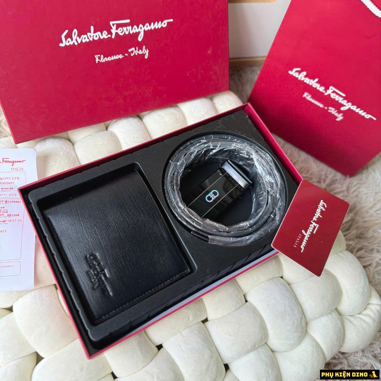 Hộp Quà Tặng Cho Nam Ví Và Dây Đai Lưng SALVATORE 2 Hộp Quà Tặng Cho Nam Ví Và Dây Đai Lưng SALVATORE