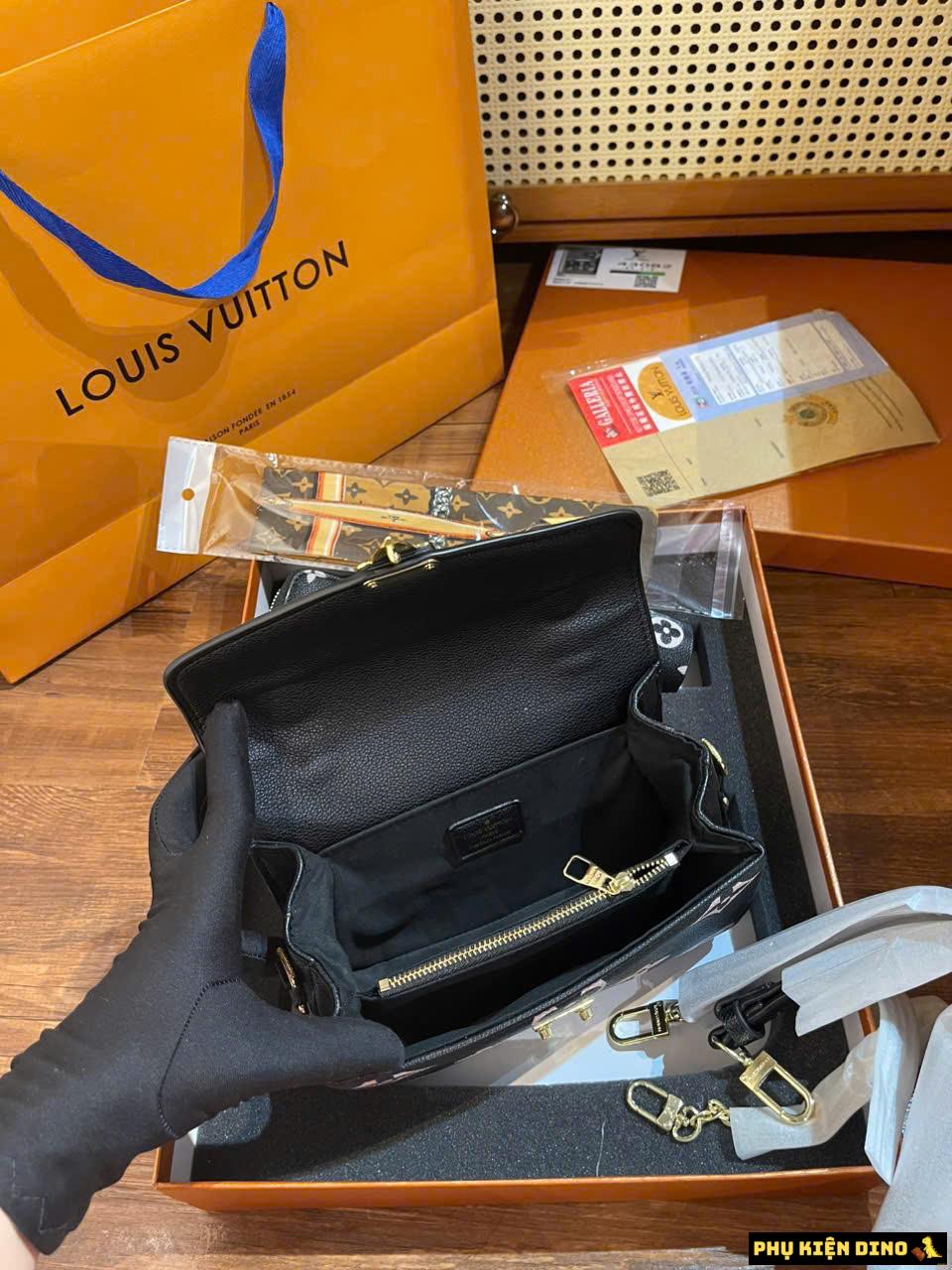 Set Túi Ví Louis Vuitton Pochette Metis East West Black M46596 4 Túi Ví Louis Vuitton Pochette Metis East West Black