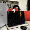 Túi Xách Công Sở Dior Da Bóng Size 32 Màu Đỏ Đen 15 Túi Xách Công Sở Dior Da Bóng Size 32 Màu Đen