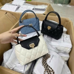 Túi Xách Nữ Charles & Keith CNK Arwen Quilted Braided Strap