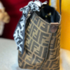 Túi Xách Nữ Công Sở Fendi Size 25 Fullbox Kèm Khăn 12 Túi Xách Nữ Công Sở Fendi Màu Nâu