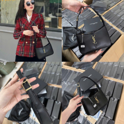 Túi Đeo Vai Nữ Saint Laurent YSL Smooth Leather Màu Đen