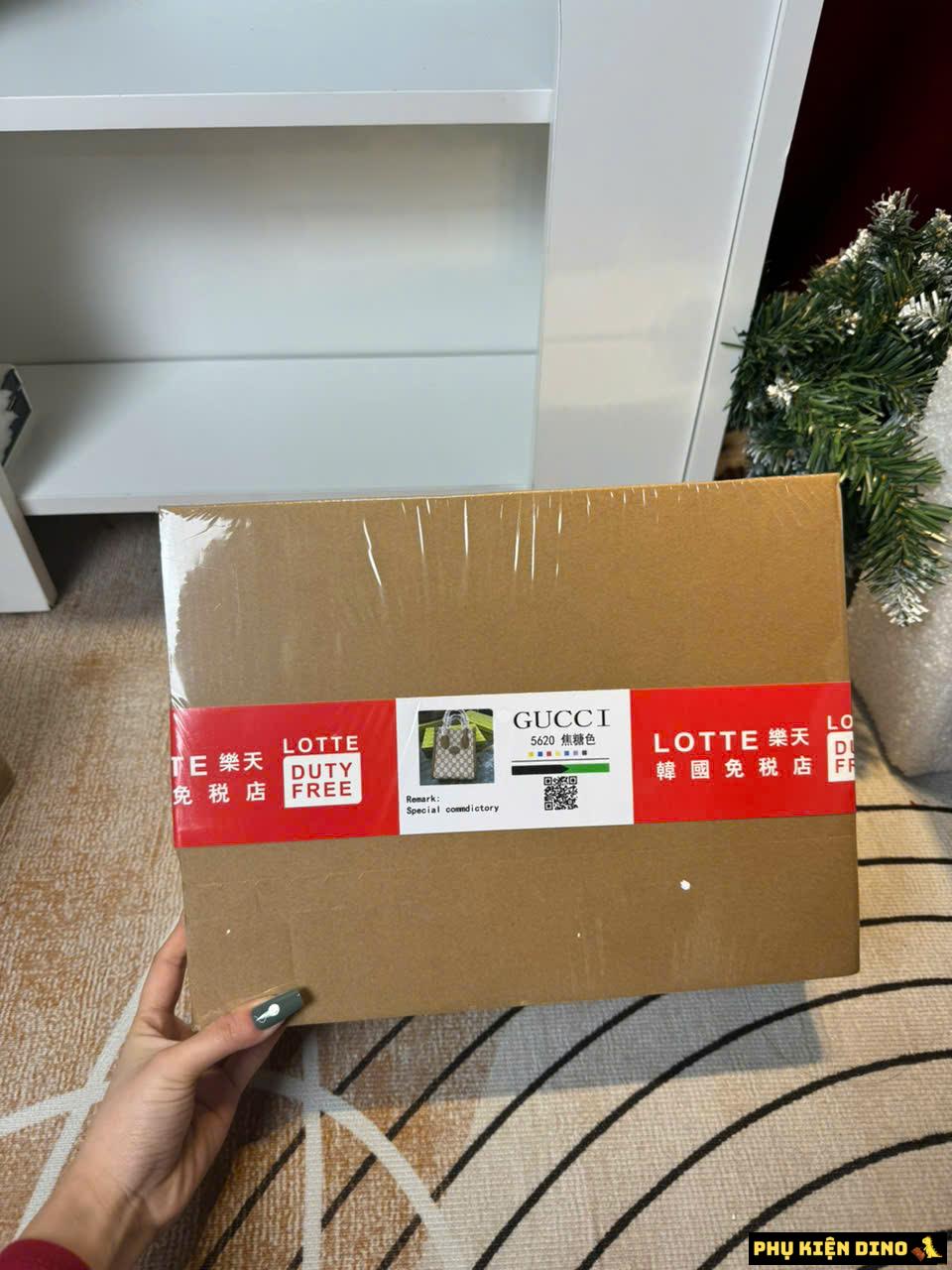 Túi Gucci Tote Mini Bag With Interlocking Brown Like Auth 8 Túi Gucci Interlocking G Mini Tote Bag Màu Nâu Box 2 lớp