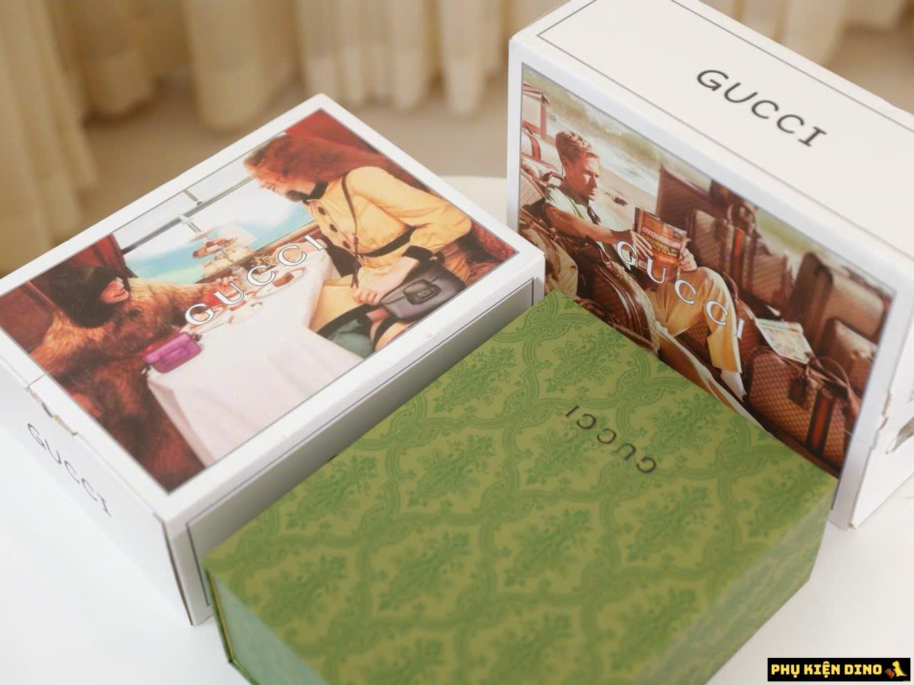 Túi Gucci Tote Mini Bag With Interlocking Brown Like Auth 7 Túi Gucci Interlocking G Mini Tote Bag Màu Nâu Fullbox