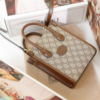 Túi Gucci Tote Mini Bag With Interlocking Brown Like Auth 12 Túi Gucci Tote Mini Bag With Interlocking Brown