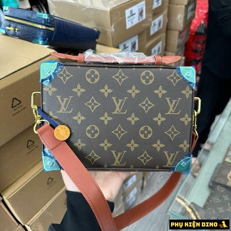 Túi Nam Louis Vuitton NBA Handle Trunk Monogram Like Auth 2 Túi Nam Louis Vuitton NBA Handle Trunk Monogram