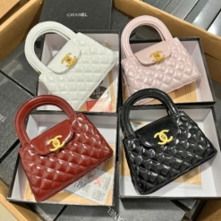 Túi Chanel Kelly Mini Bag Black Red White Pink Fullbox
