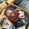 Túi Chanel Kelly Mini Bag Black Red White Pink Fullbox 11 Túi Chanel Kelly Mini Bag Màu Đỏ Bóng