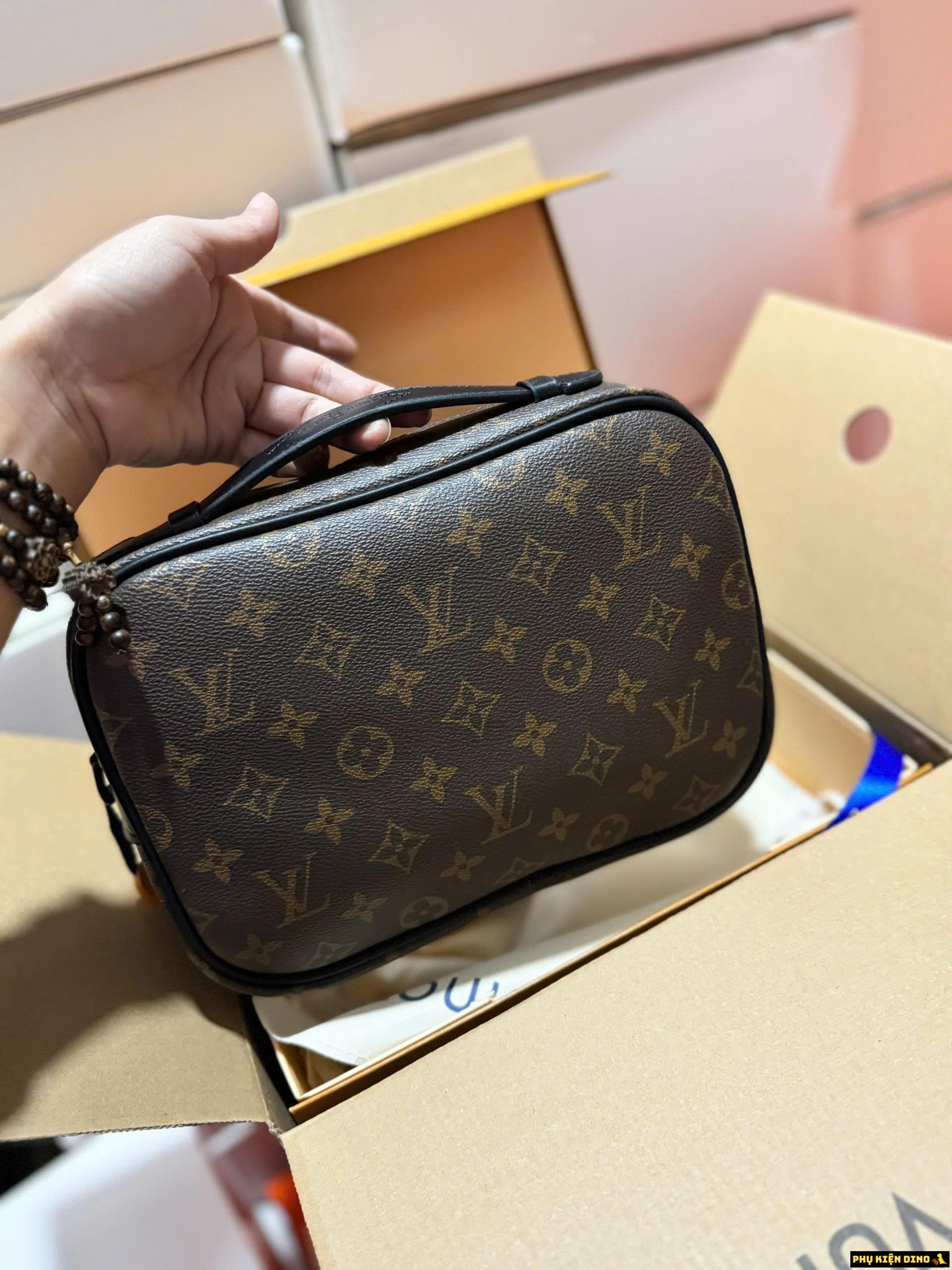 Túi Louis Vuitton LV S Lock Messenger Size 22 Fullbox M45806 8 Túi Đeo Chéo Nam LV S Lock Messenger Màu Nâu