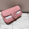 Túi Gucci GG Marmont Belt Bag Light Pink Size 23 Fullbox 9 Túi Đeo Vai Gucci GC Màu Hồng