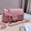 Túi Gucci GG Marmont Belt Bag Light Pink Size 23 Fullbox 10 tui deo vai gucci gc mau hong fullbox