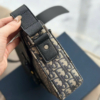 Túi Dior Mini Saddle Bag Strap Beige Dior Grained 1ADPO049YKS-H27E 13 Túi Dior Black White