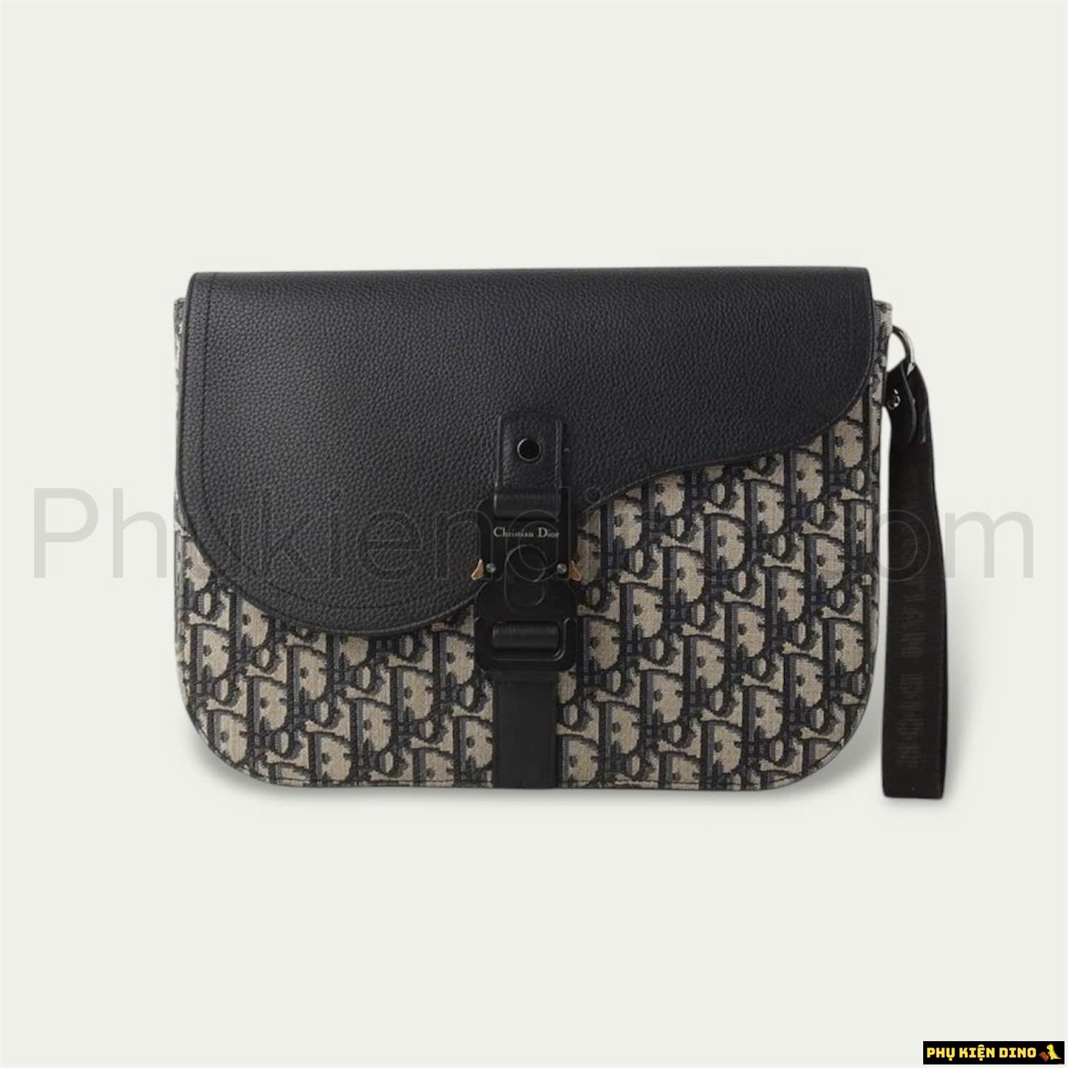 Túi Dior Mini Saddle Bag Strap Beige Dior Grained 1ADPO049YKS-H27E 1 Túi Dior Mini Saddle Bag Strap Beige Dior Grained 1ADPO049YKS-H27E