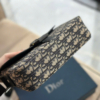 Túi Dior Mini Saddle Bag Strap Beige Dior Grained 1ADPO049YKS-H27E 14 Túi Dior Trắng Đen Họa Tiết Fullbox