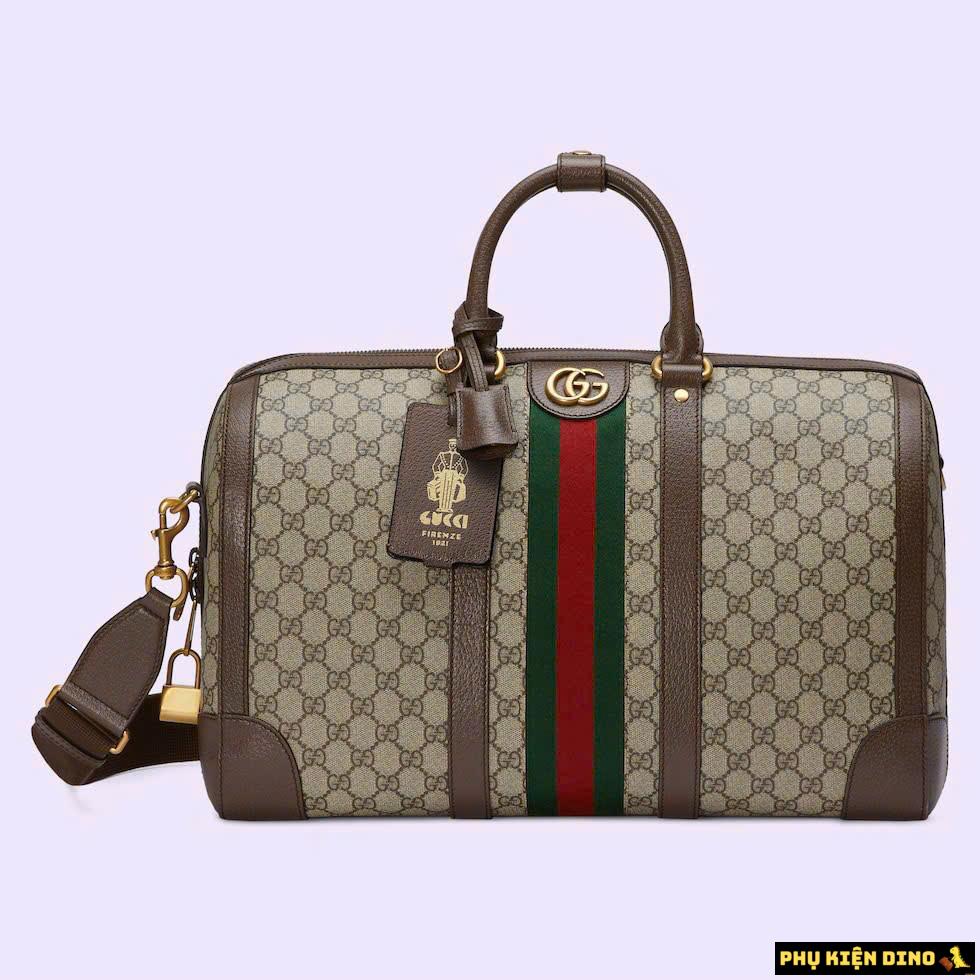 Túi Du Lịch Cỡ Lớn Gucci Savoy Large Duffle Bag Size 45 3 Túi Du Lịch Cỡ Lớn Gucci Savoy Large Duffle Bag Size 45 Like Auth