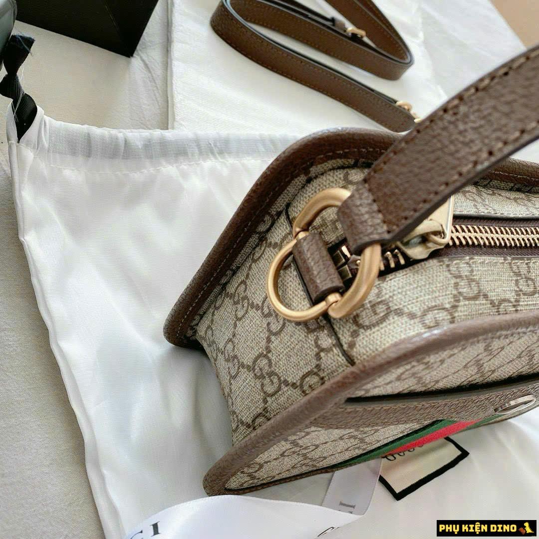 Túi Gucci GG Ophidia Zip Mini Bag Size 20 Fullbox 6 Túi Gucci GG Ophidia Brown