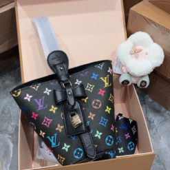 Túi Louis Vuitton LV Dáng Giỏ Màu Đen Fullbox