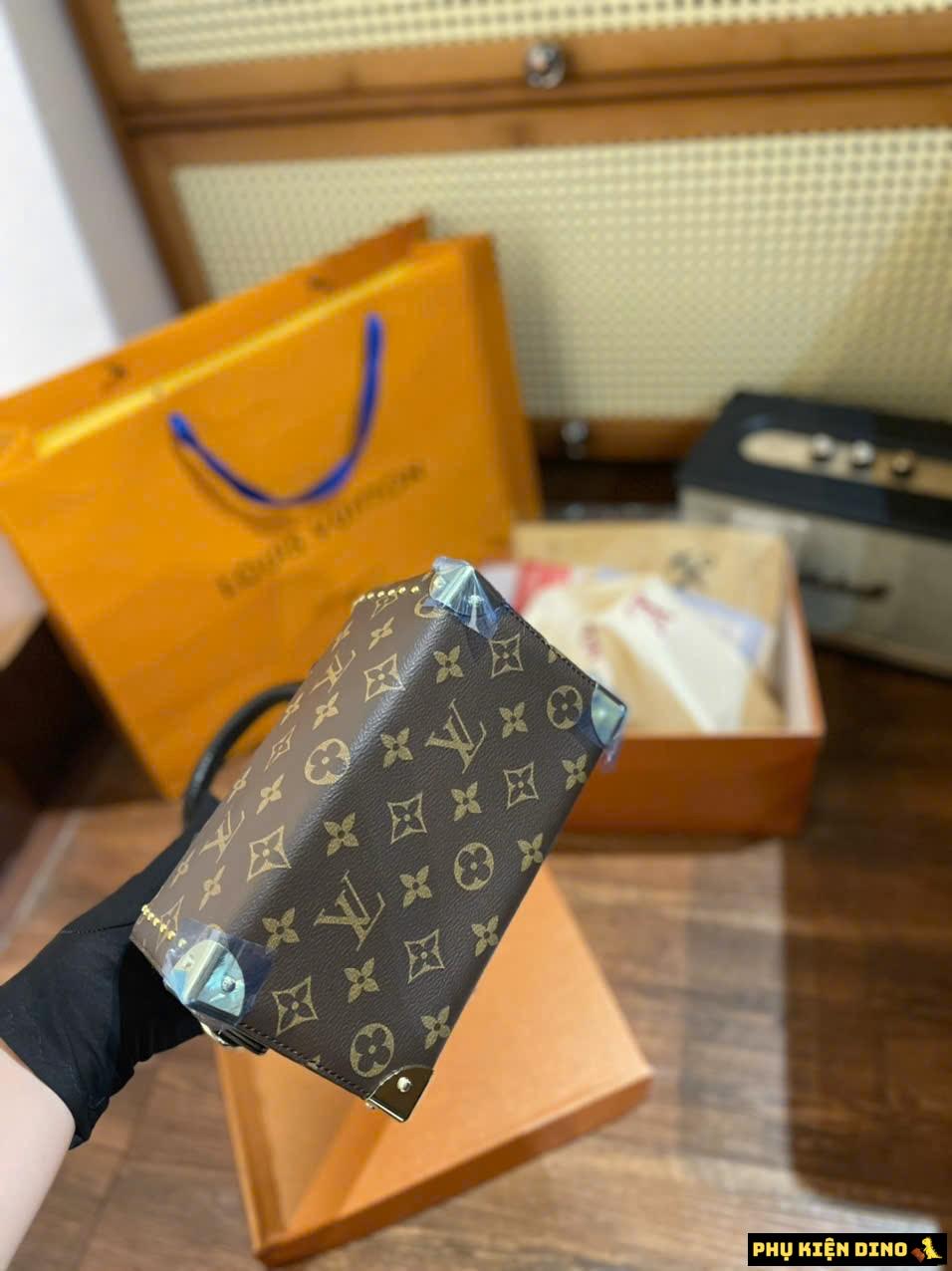 Túi Louis Vuitton LV Speedy Trunk 20 Brown Bag M13146 11 Túi Louis Vuitton LV Speedy Nâu