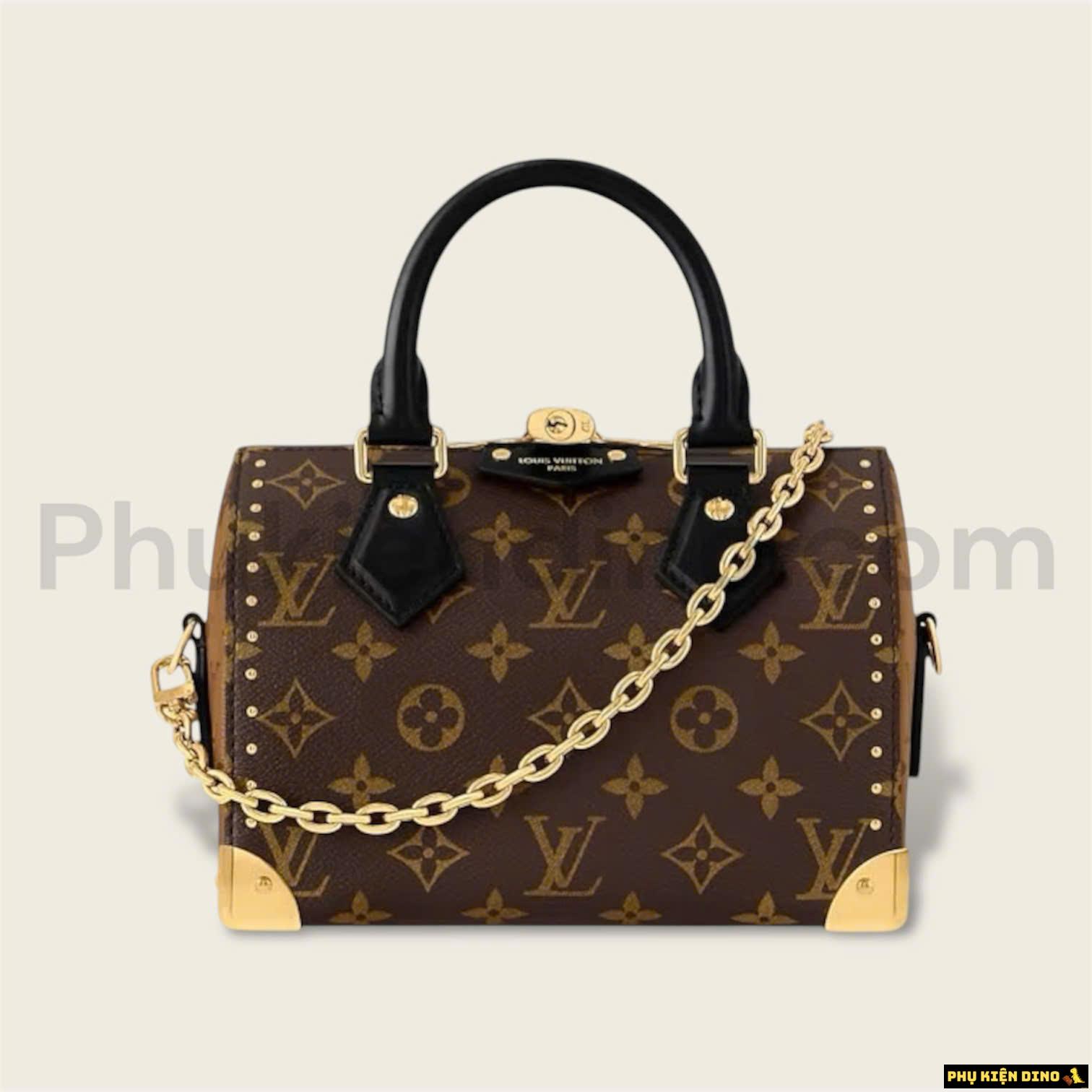Túi Louis Vuitton LV Speedy Trunk 20 Brown Bag M13146 1 Túi Louis Vuitton LV Speedy Trunk 20 Brown Bag M13146