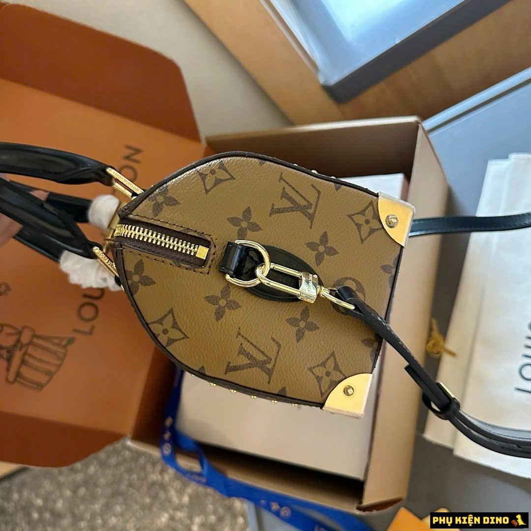 Túi Louis Vuitton LV Speedy Trunk 20 Brown Bag M13146 6 Túi Louis Vuitton LV Speedy Trunk