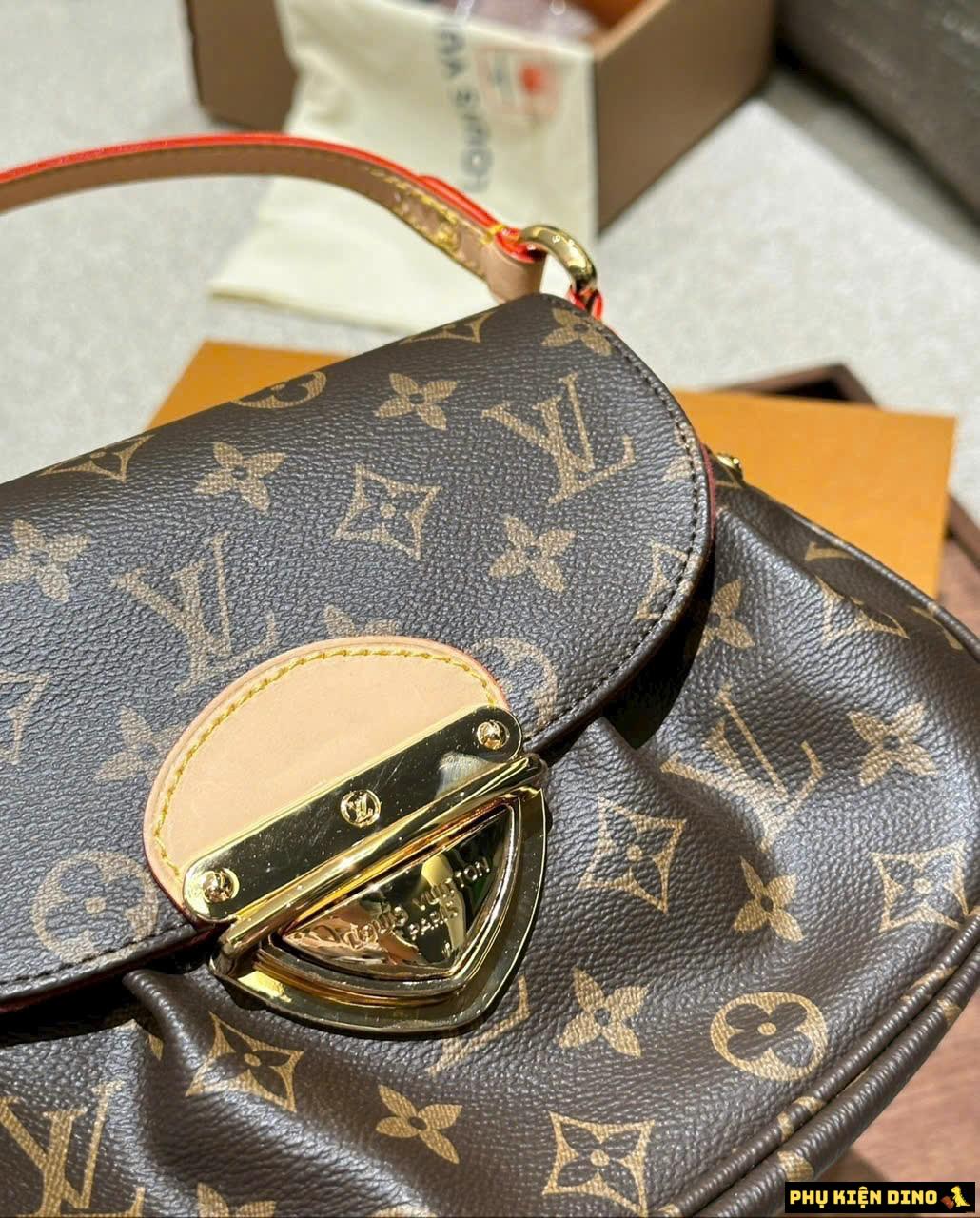 Túi Louis Vuitton LV Sunset Monogram Brown Fullbox M13617 4 Túi Xách Nữ Louis Vuitton LV Sunset Nâu Khóa Trượt