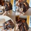 Balo LV Louis Vuitton Dây Rút Màu Nâu