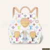 Balo Nữ Louis Vuitton LV TM Venice Backpack Brown White