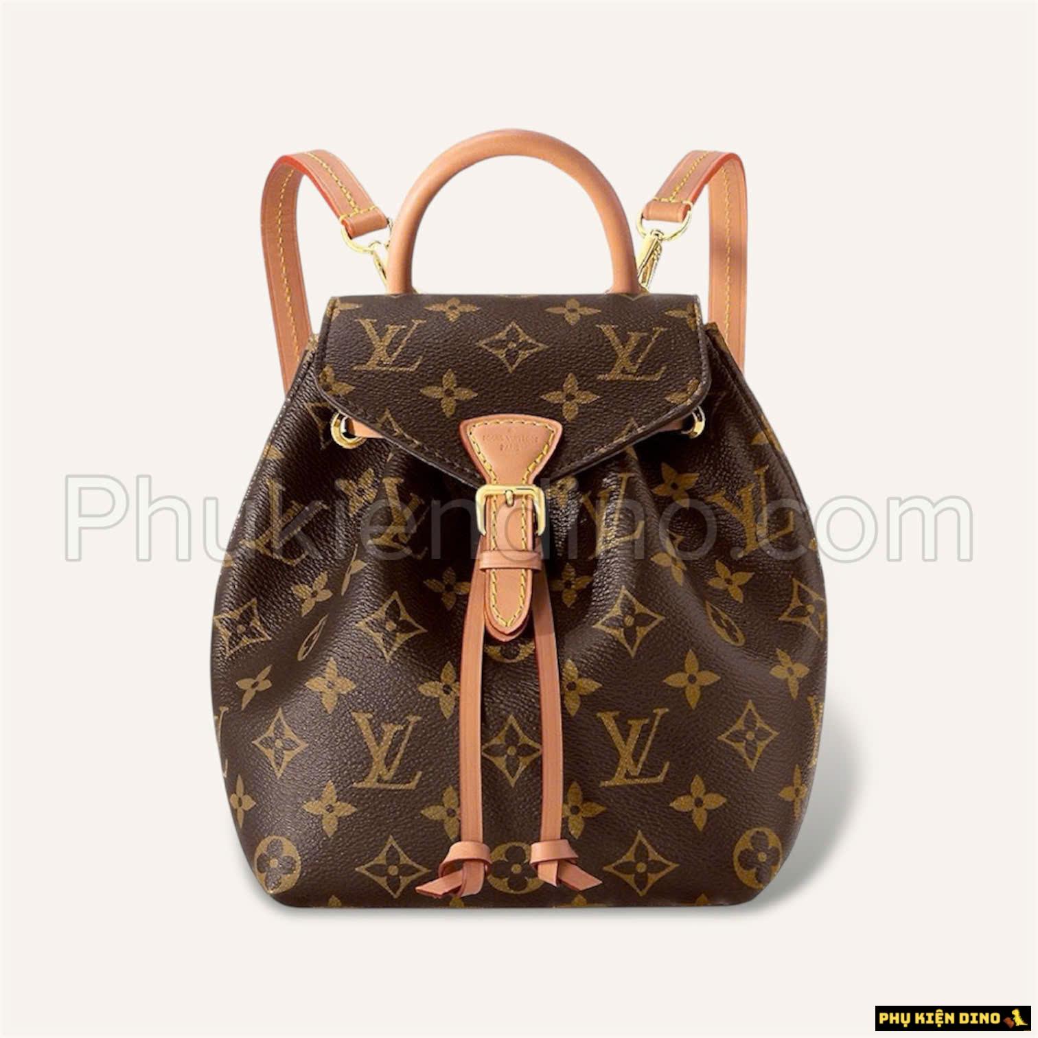 Balo Nữ Louis Vuitton Montsouris BB Monogram Canvas Pink