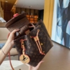 Balo Nữ LV Montsouris BB Monogram Màu Nâu