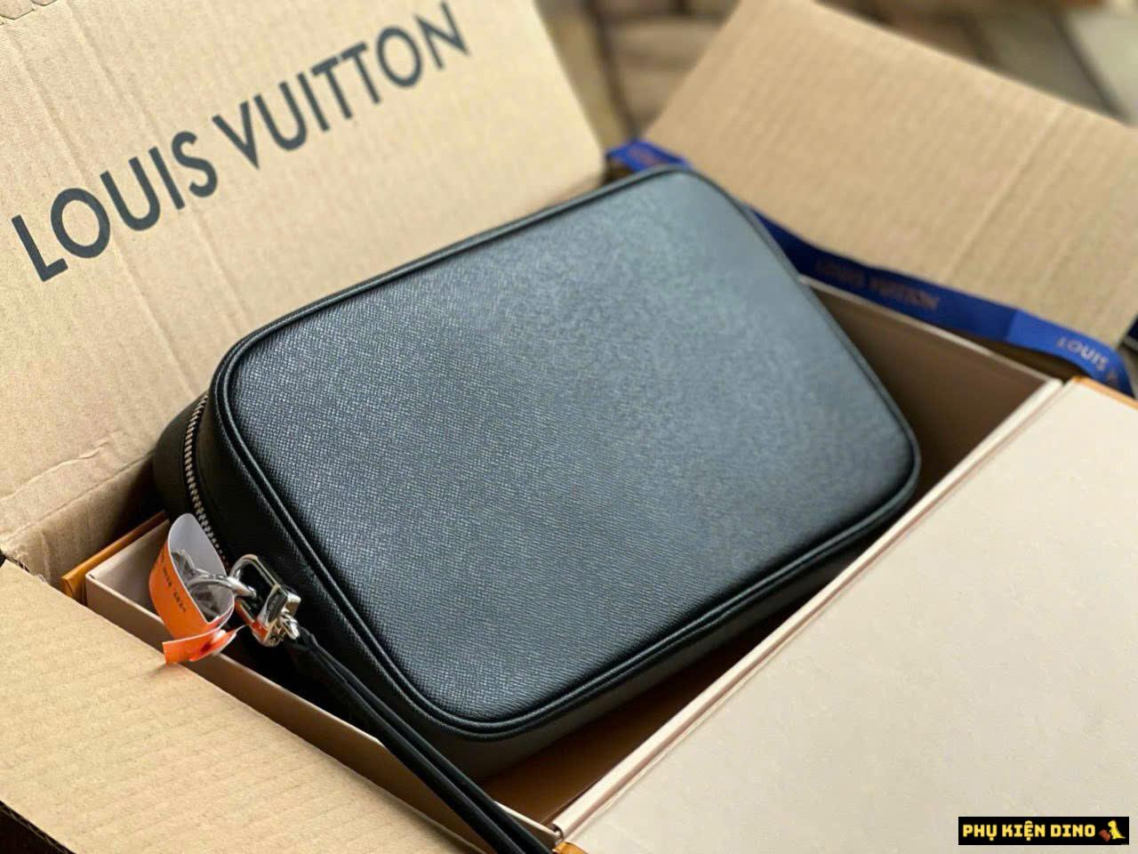 Túi Cầm Tay Louis Vuitton LV Pochette Kasai Màu Đen Túi Cầm Tay Louis Vuitton LV Pochette Kasai Màu Đen