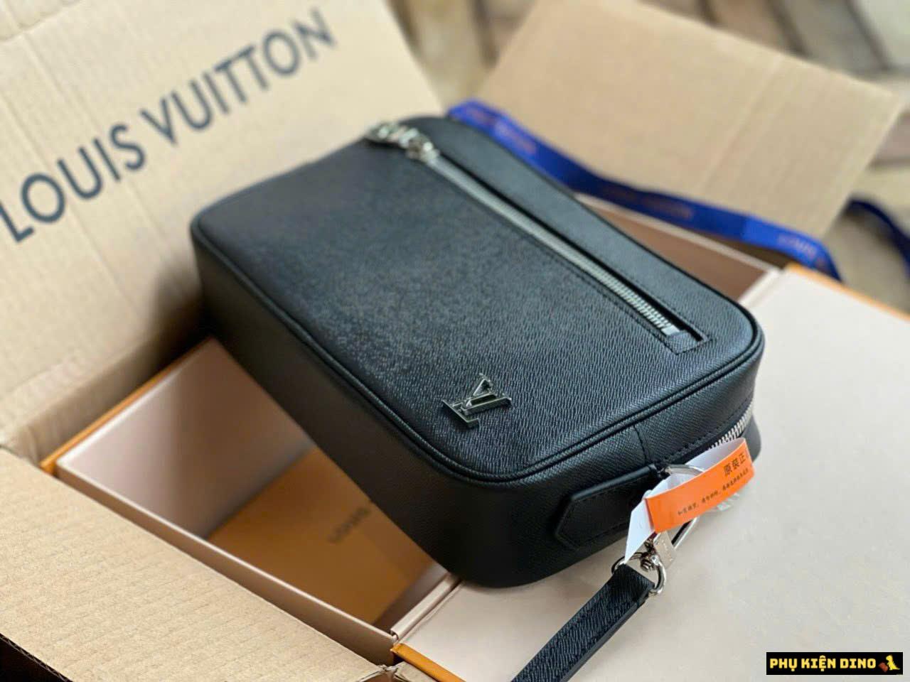 Túi Cầm Tay LV Louis Vuitton Pochette Black Fullbox Túi Cầm Tay LV Louis Vuitton Pochette Black Fullbox