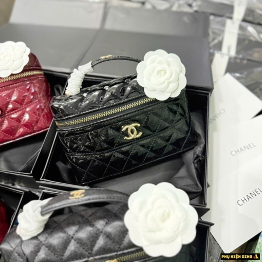 Túi Chanel Caviar Black Hoa Trà